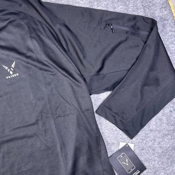 Vaiden T Shirt Mens 3XL Black Performance Athleisure Tactical Tech - Picture 2 of 14